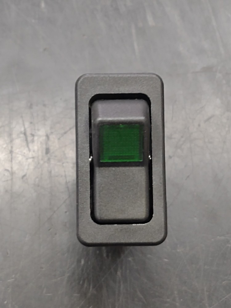 Eaton 8005K23N313V32 Green Illuminated Rocker Switch SPST 14V OFF/ON Full Size