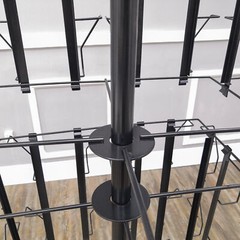 64 Adjustable Pockets Display Rack 5×7 7×5 up to 11″W X 8″T Cards 1.2″ D Pockets