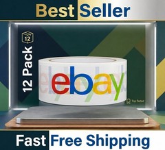 Packing Sealing Tape Ebay Tape 12 pack 2 Inch x 75 Yards 2 mil Rolls Heavy Duty