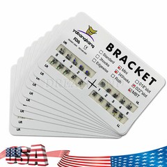 10-100 x Dental Ortho Brackets Mini/Standard MBT/Roth 022 Hooks 3 4 5 USA