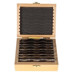9 Pair 1/8″ Wavy Parallel Set Hardened Stainless Steel 0.0002″