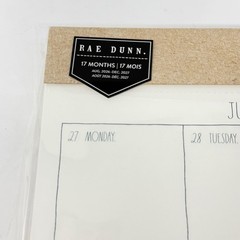Rae Dunn My Week Weekly Planner 17 Month Aug 2026-Dec 2027 Desk Pad Kraft Paper