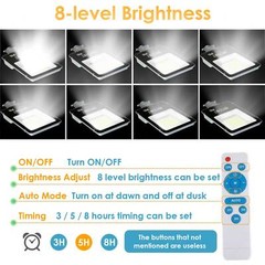 4500000000LM Commercial Solar Street Light Motion Sensor Backyard Road Wall Lamp