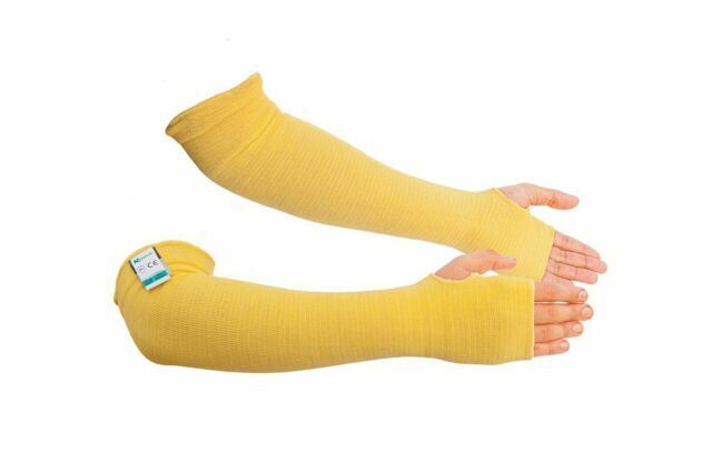 Cut/Scratch/Heat/Slash Resistant Arm Sleeves-18″(Made with 100% DuPont™ Kevlar®)