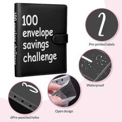100 Envelopes Money Saving Challenge, 100 Envelope Challenge Binder, Easy and Fu