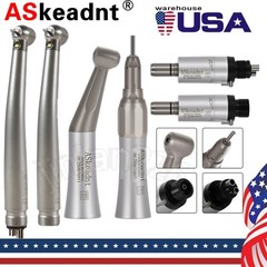 Dental E-generator LED High low Speed Handpiece Turbine kit 2/4Hole