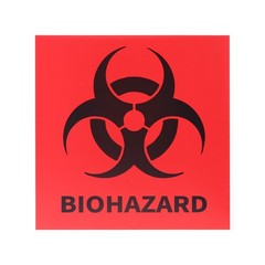 Biohazard Authorized Stickers WARNING Sign Or Decal – 20pcs/pack