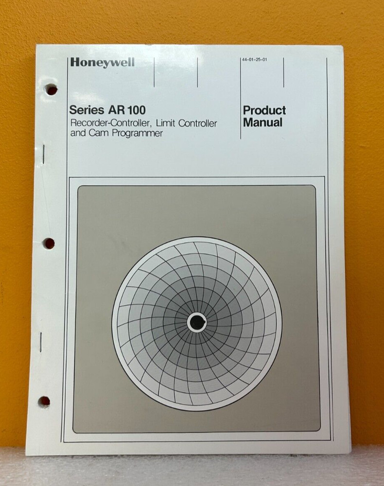 Honeywell 44-01-25-01 1983 Series AR 100 Recorder-Controller Product Manual.
