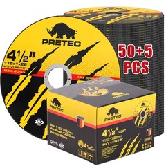 55 PACK Cut Off Wheels 4-1/2″ Metal & Stainless Steel Angle Grinder Cutting Disc