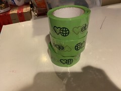 2″ x 75 yards Official eBay Branded Packaging Tape 6 ROLLS NEW LIGHT GREEN