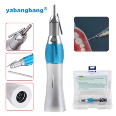 1-10PC Dental Surgical Straight Handpiece 1:1 NoseCone With External Nozzle Pipe
