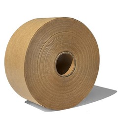 Heavy Duty Water Activated Kraft Paper Reinforced Tape 3″ x 450 Feet Indoor