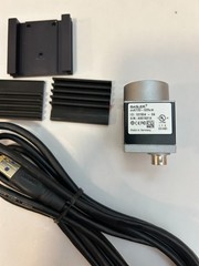 BASLER acA720-520um camera with USB cable and heat sync.