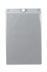 Brady 81763 Tag Envelope, Vinyl, 6 1/2 In H X 4 1/2 In W, Clear, 10 Pk