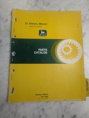 JOHN DEERE JD PARTS LIST BOOK MANUAL CATALOG 21 ROTARY MOWER PC-1252