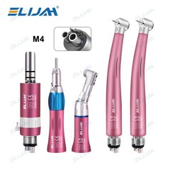 Dental High/Low Speed Handpiece Kit 2/4Hole Straight Contra Angle NSK Style US!
