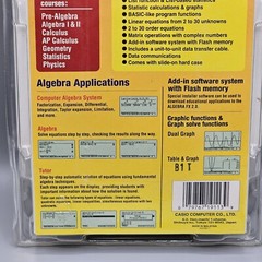 Casio Algebra FX 2.0 Scientific Graphing Calculator New Open Package See Details