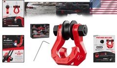 3/4″ Easy Open D Ring Shackle with Snatch Block for Off-Road Recovery