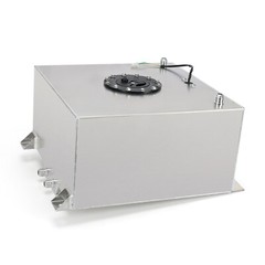 40L Litre 10 Gallon Aluminum Fuel Surge Cell Tank With Cap Sensor Foam Inside