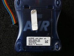 Avrisp MKII Main Uni A09-0002/06. Made in Malaysia.