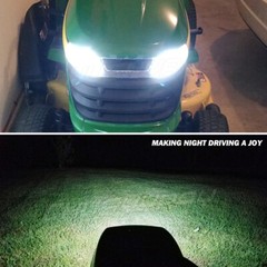 2 Ultra Brite Hi/Lo LED headlight bulbs Fit Kubota M4 M5040 M5140, M5640 tractor