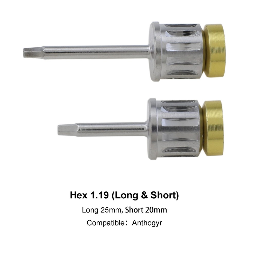 Dental Anthogyr Screwdriver Hex 1.19 Driver Torque Ratchet Wrench Manual Adapter