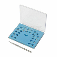 AZDENT Dental Ortho Brackets Brace Self-Ligating Active Mini Roth 022 Hooks 345