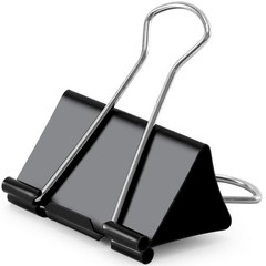 Extra Large Binder Clips 2.4 Inch Length, Jumbo Binder Clips for Office (8 Pcs)