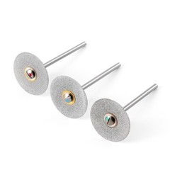Dental Sintered Diamond Disc Coarse/Medium/Fine HP 2.35mm 3/32inch For Handpiece