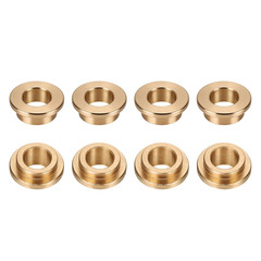 8Pcs Flange Sleeve Bearings, 12Mm Bore X 18Mm OD X 8Mm Length, Self-Lubricating