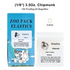 Dental Orthodontic Rubber Bands Ortho Elastics Latex Braces 15 Sizes For Choice