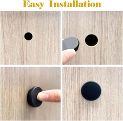 125PCS Rubber Plugs for Round Holes, Premium Black Rubber Hole Plugs, Various…