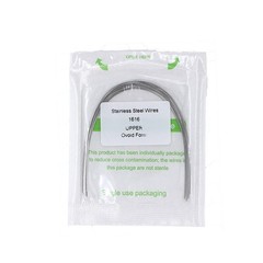 1×Dental Ortho Stainless Steel Rectangular Arch Wire Ovoid Form 16×16 Upper