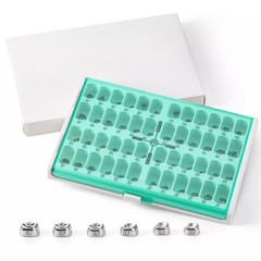 Dental Kids Crown Primary Molar Pediatric Crowns stainless steel 48 Sizes 48/Kit