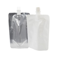 Plastic Stand Up Drinking Pouches w/ Spout + Funnel Various Sizes & Colors