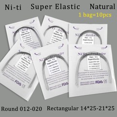 Dental Orthodontic Arch wire Super elastic NiTi Round Rectangular Nature Form ty