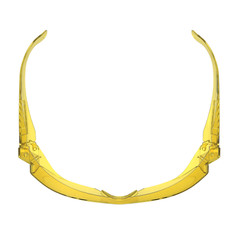 SAFETY LENS FITS OVER GLASSES GOGGLE UV CLEAR and YELLOW JORESTECH
