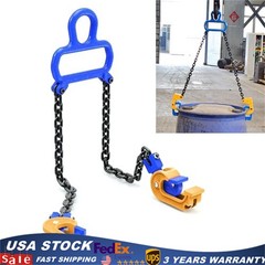 Plastic+Metal Drum / Barrel Lifting Sling 1-Ton Chain Lifter for Drums Barrels?