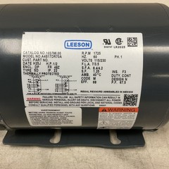 LEESON 103796.00 Refrigeration Motor Open Drip Proof 1/2hp