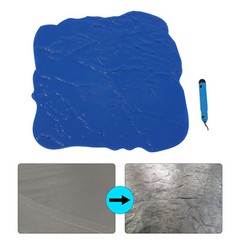 Concrete Floor Stamp Mold Concrete Seamless Stamp Mat Cement Texture Stone Slate