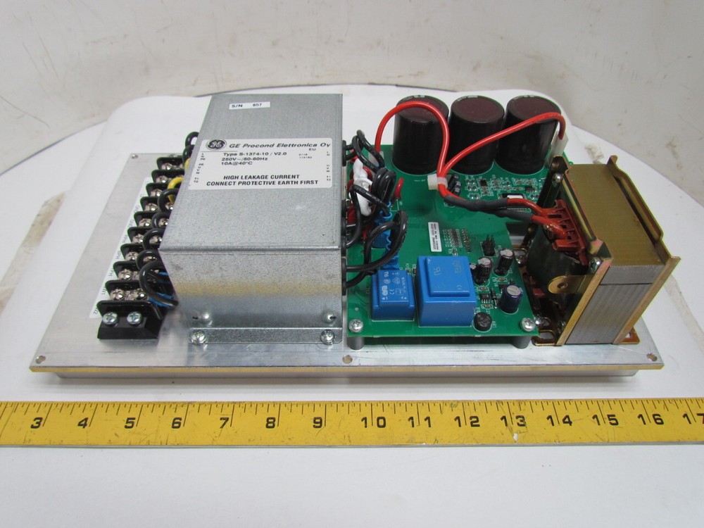 GE Myers S-1374-10/V2.0 Emerald Elite Pump Drive 1 HP Power Supply 250V 10 Amp