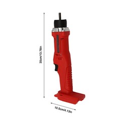 21V Cordless Concrete Vibrator 3000-6000 RPM Handheld Battery Powered Red
