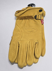 CAIMAN KONTOUR 100% GENUINE LEATHER GLOVES 1304-5 LARGE.