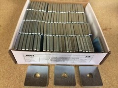 3/8″ x 1-5/8″ Strut Bearing Plate Square Washers Steel Zinc for Unistrut Channel