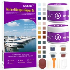Fiberglass Boat Repair Kit Hole Crack Chip Marine Fiberglass Filler Patch