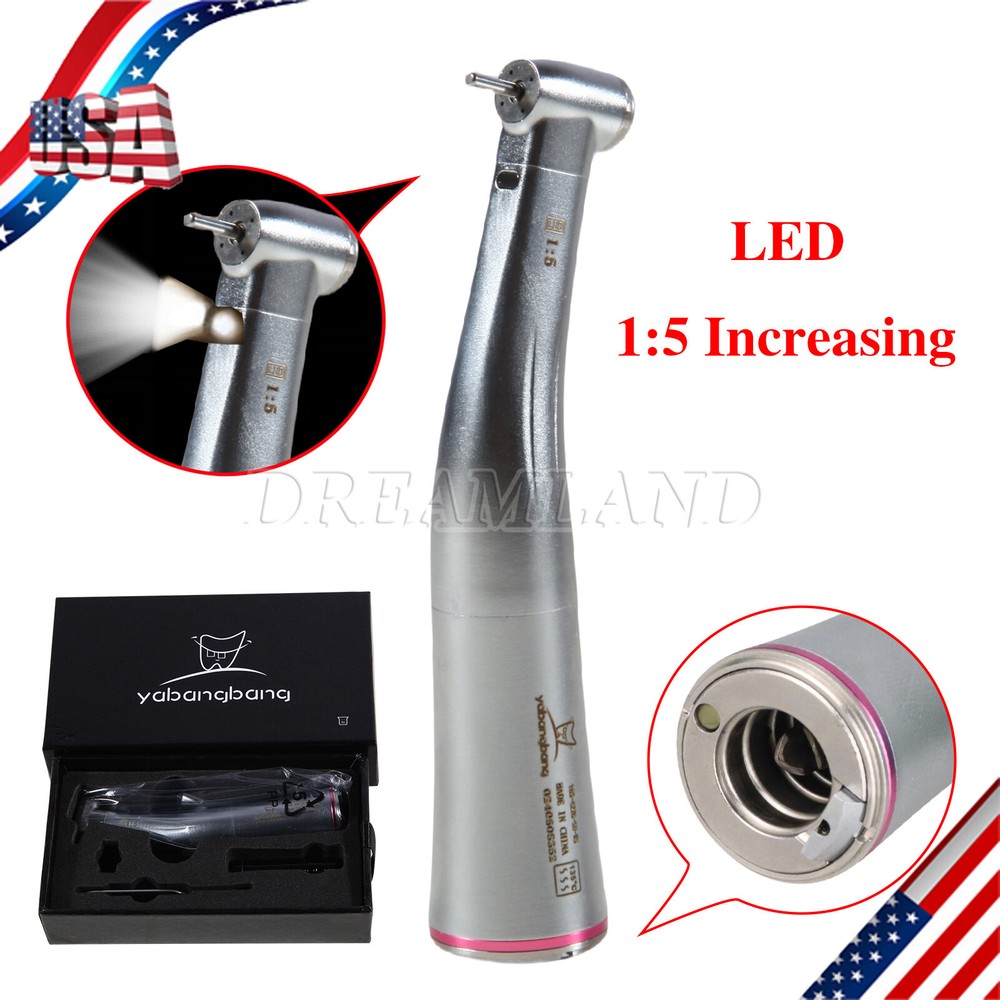 NSK Micro Motor Eléctrico Dental Brushless LED 1:1/1:5 Pieza de Mano Creciente