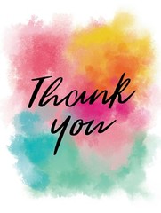 Designer Polymailer Colorful Thank you poly mailers 10×13