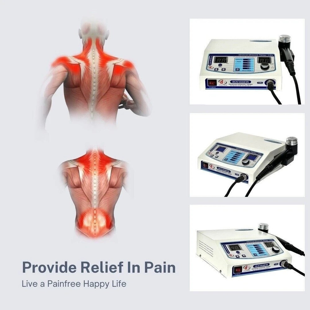 Premium Ultrasound Therapy Machine 3 Mhz With Best Handle DE Group of Delta