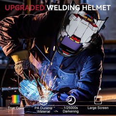 ARCCAPTAIN Welding Helmet Auto-Darkening Filter 4 Sensors Adjustable Shade