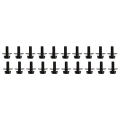 Car Body Bolts Screws M6-1.0x 16mm Long-10mm Hex-17mm Washer For Toyota 20-100PC